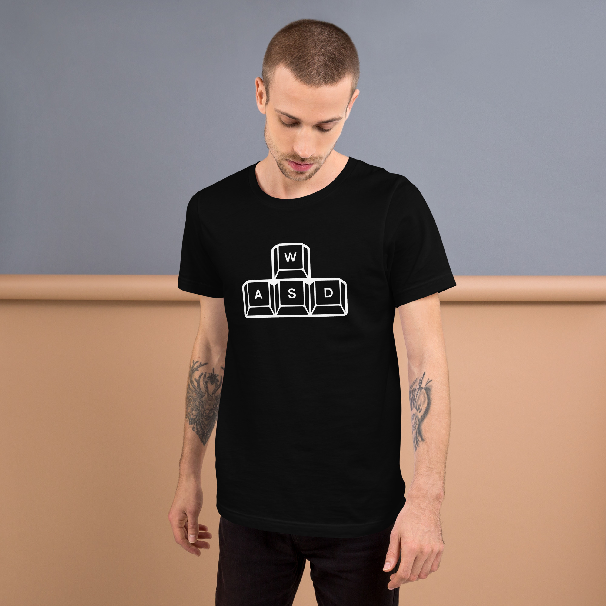 PLAYERA GAMER WASD UNISEX