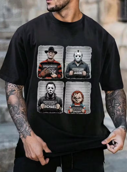 PLAYERA ASESINOS SLASHER UNISEX