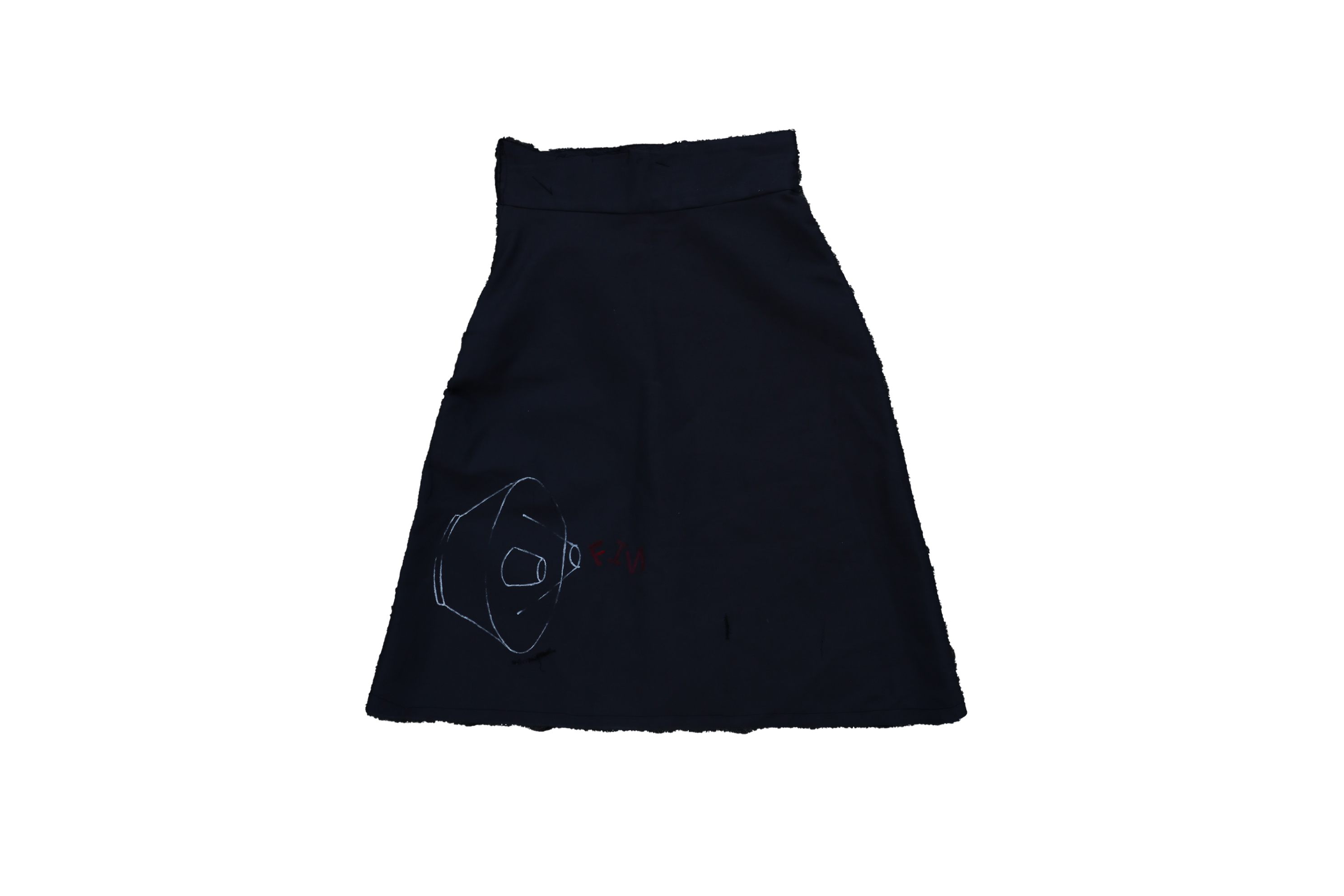 LOGO MIDI SKIRT