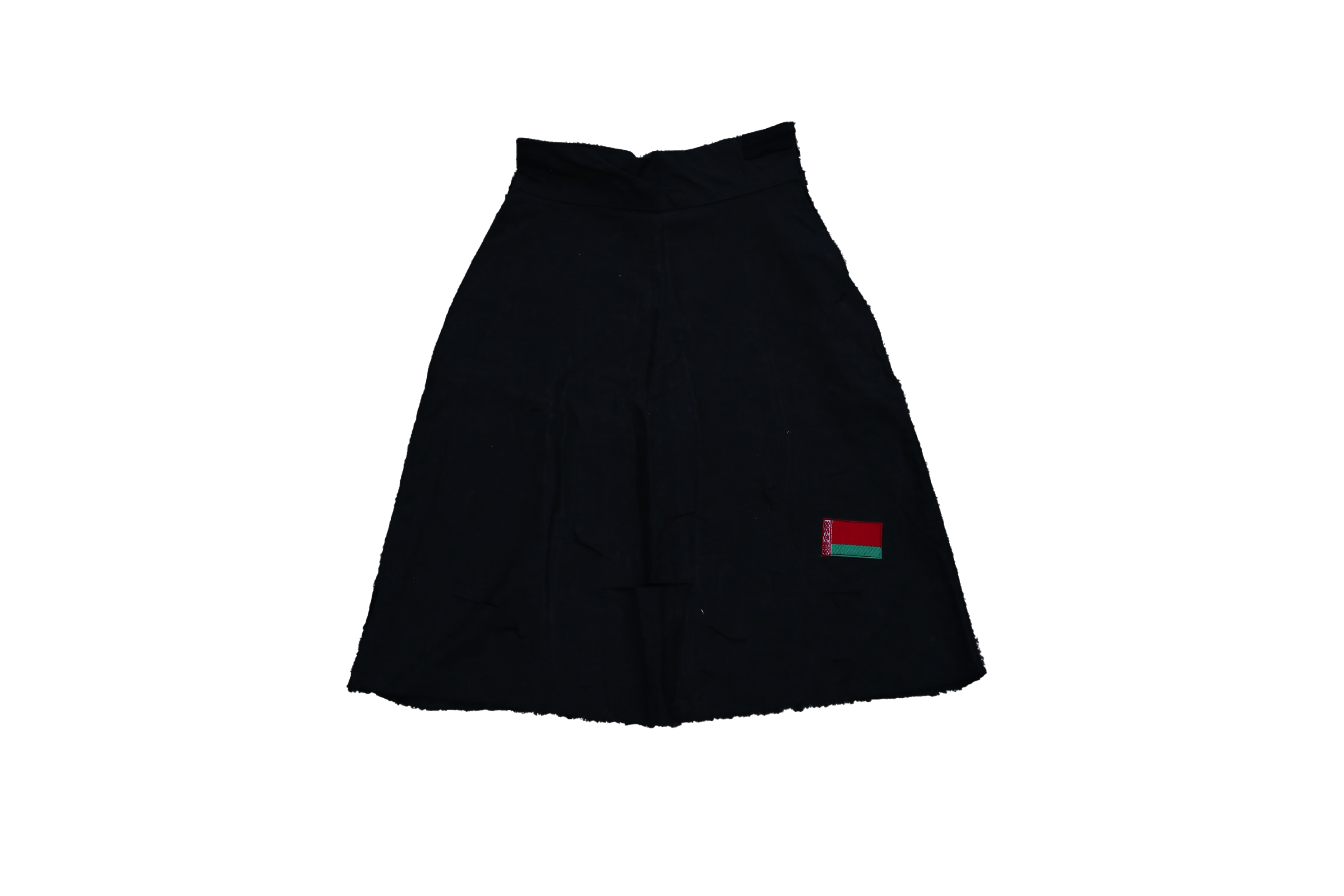 WAXED MIDI SKIRT