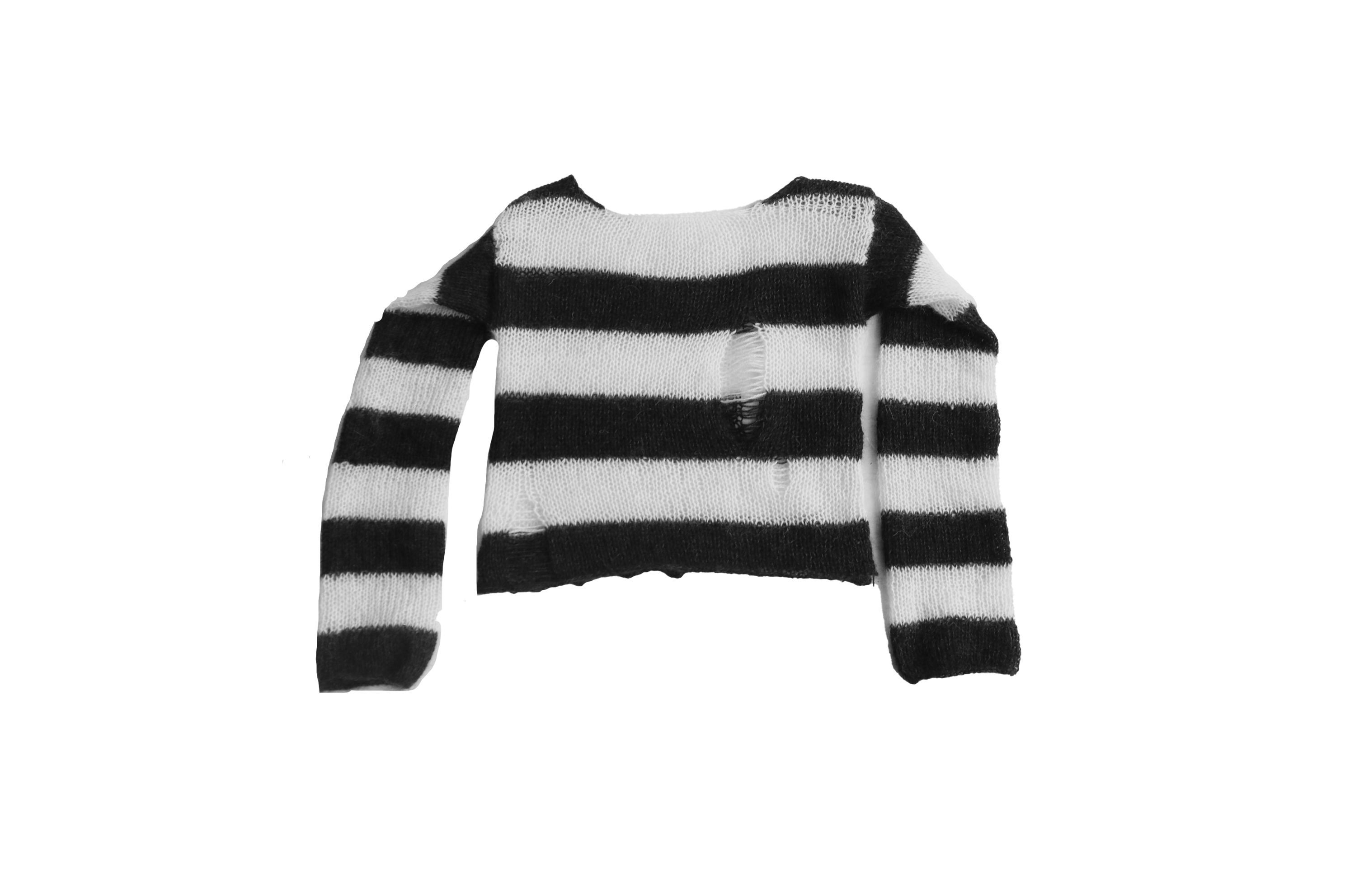 STRIPED KNIT SWEATER