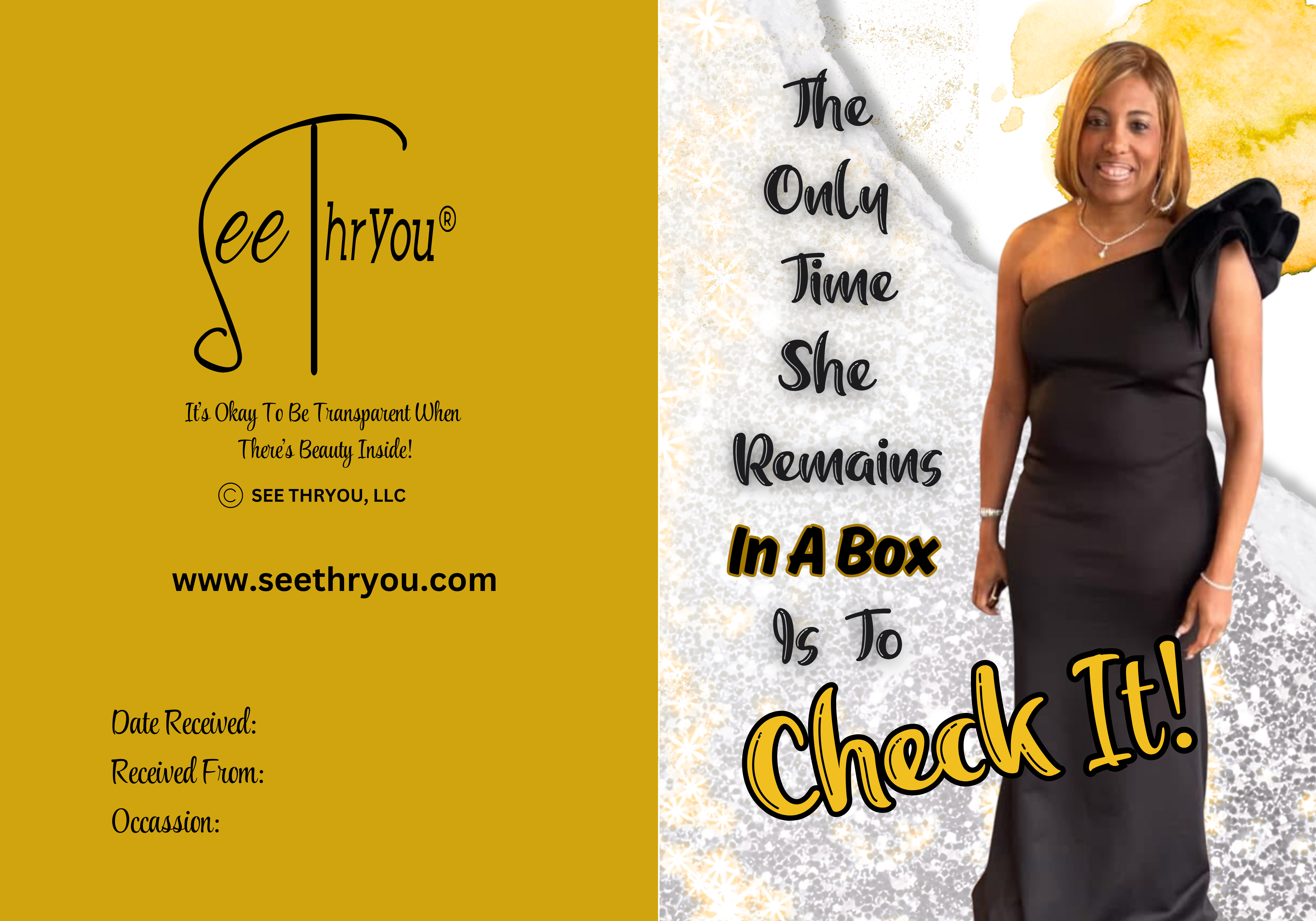 "Check It" Greeting Card
