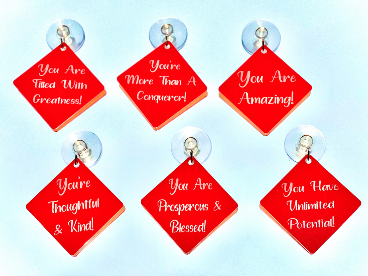 Affirmation Mirror Tags