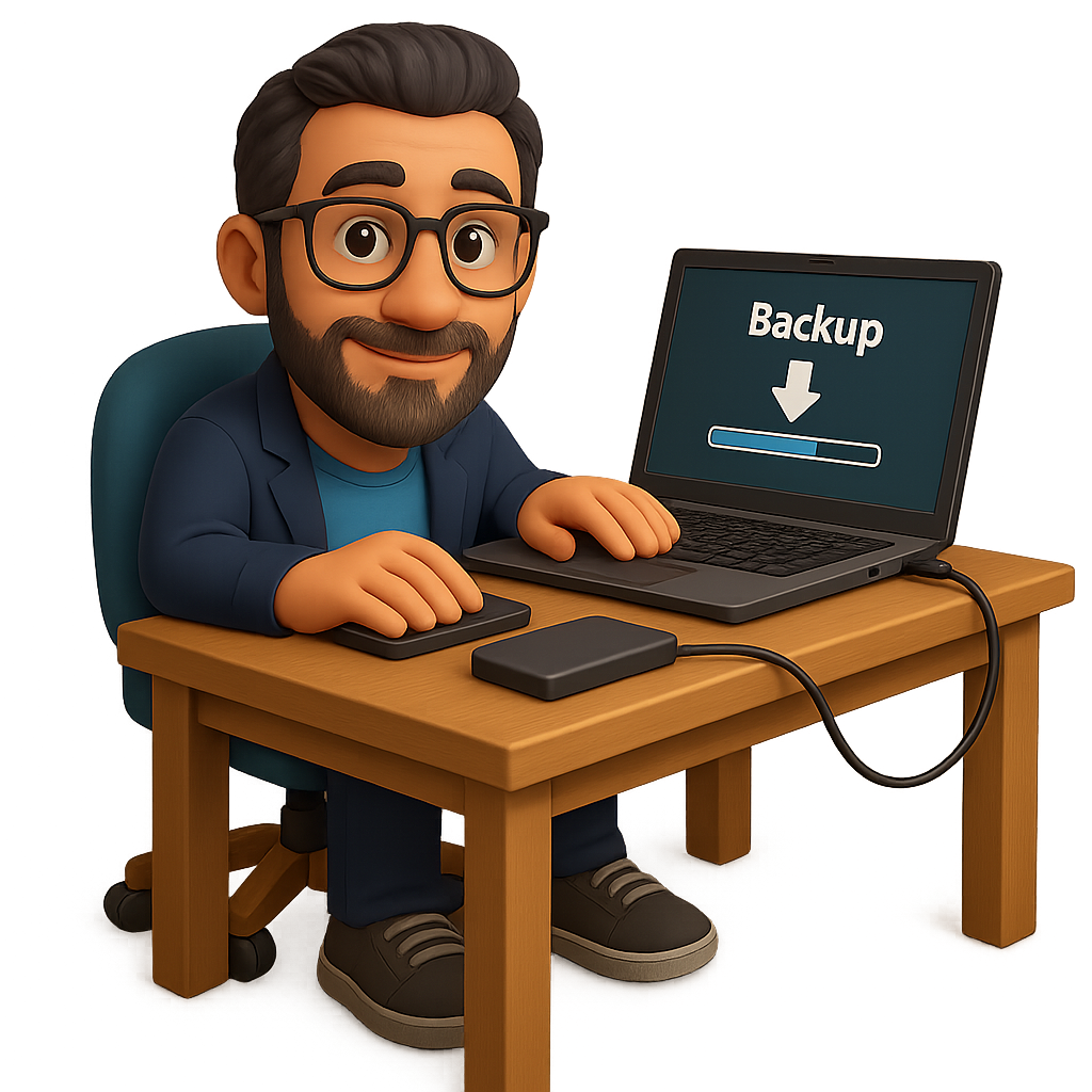 Serviço de Backup - Com dispositivo do cliente ou na nuvem por 72 horas corridas (até 500GB)