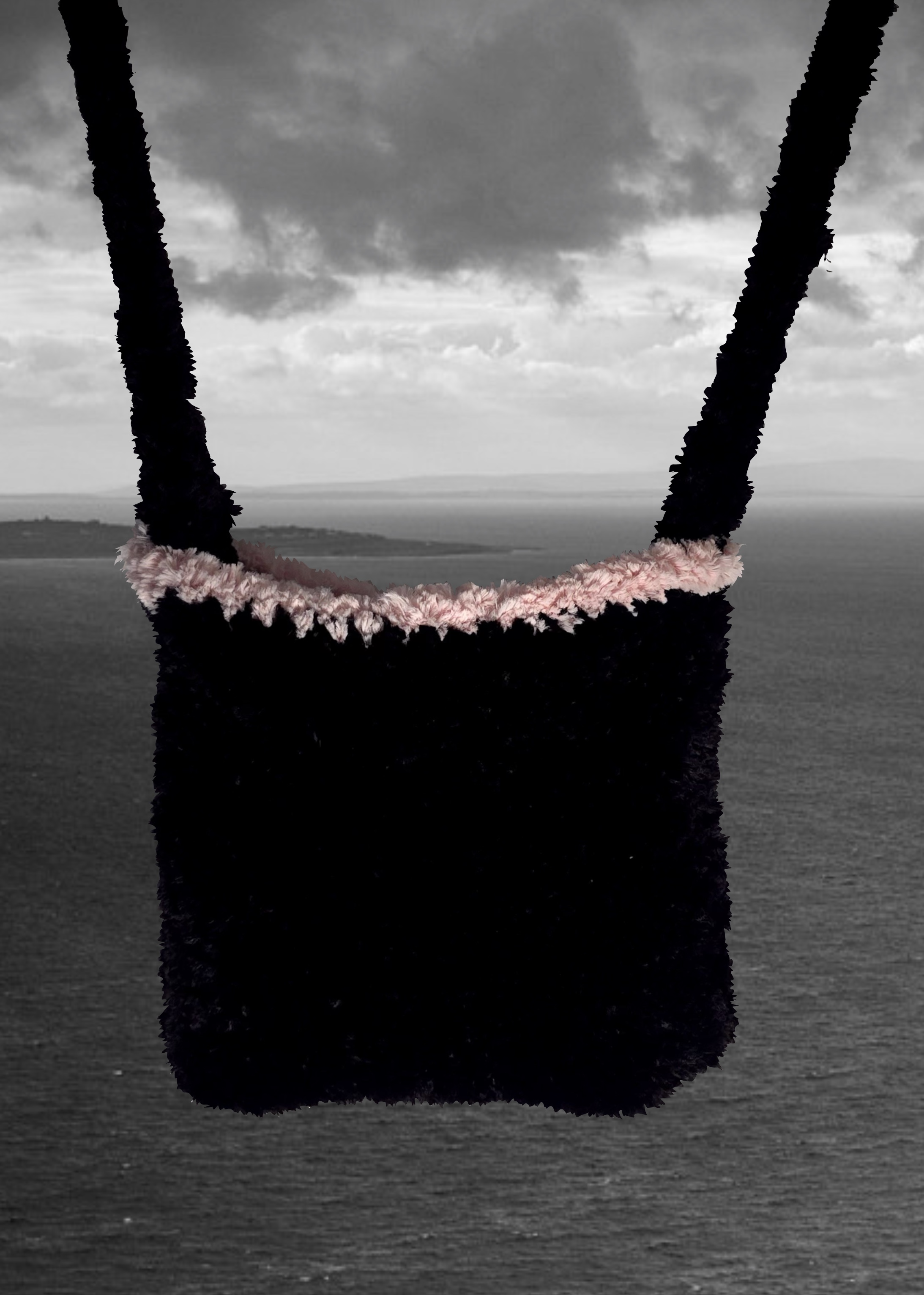Hand crocheted bag 