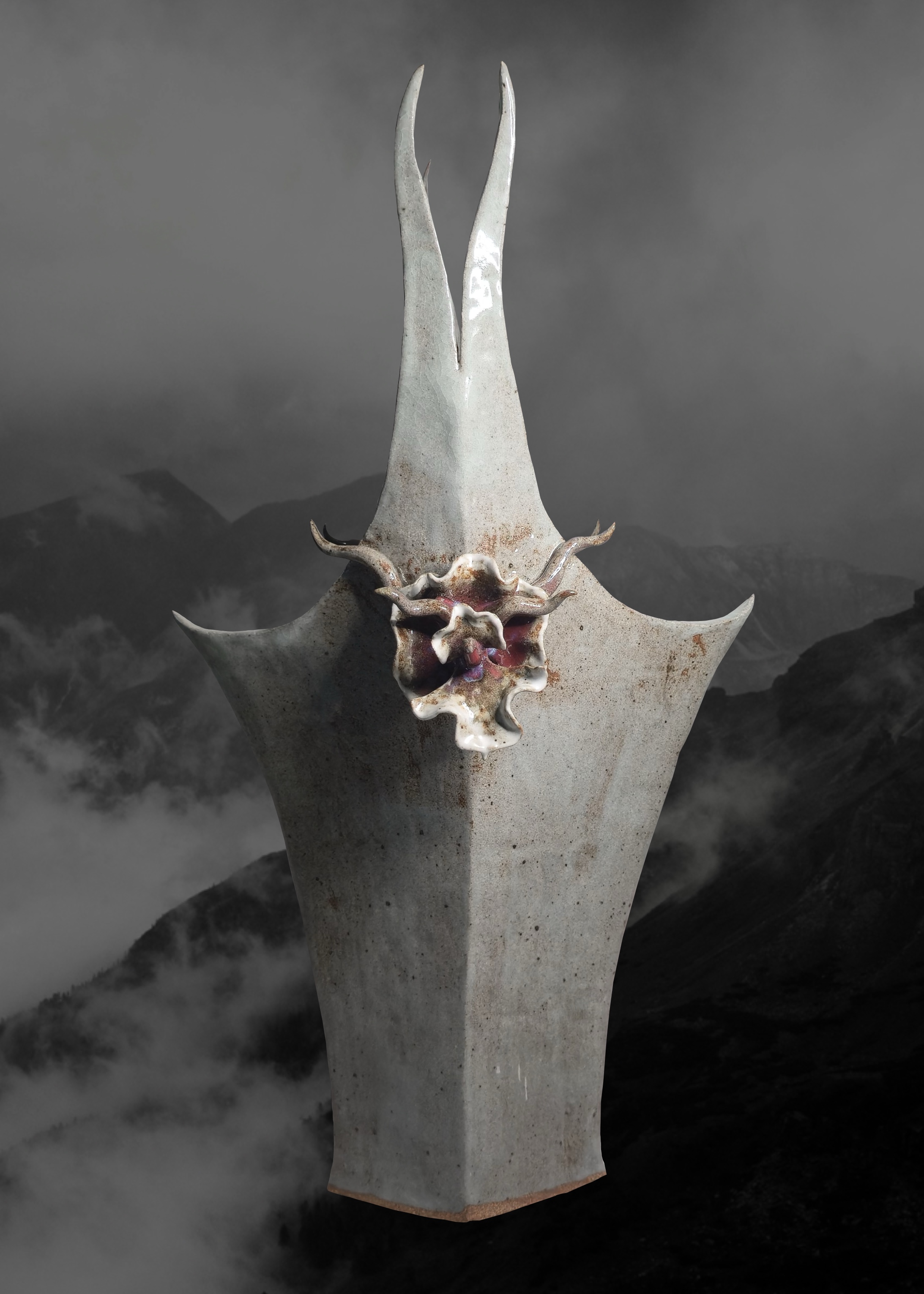 Orchid Ceramic Vase