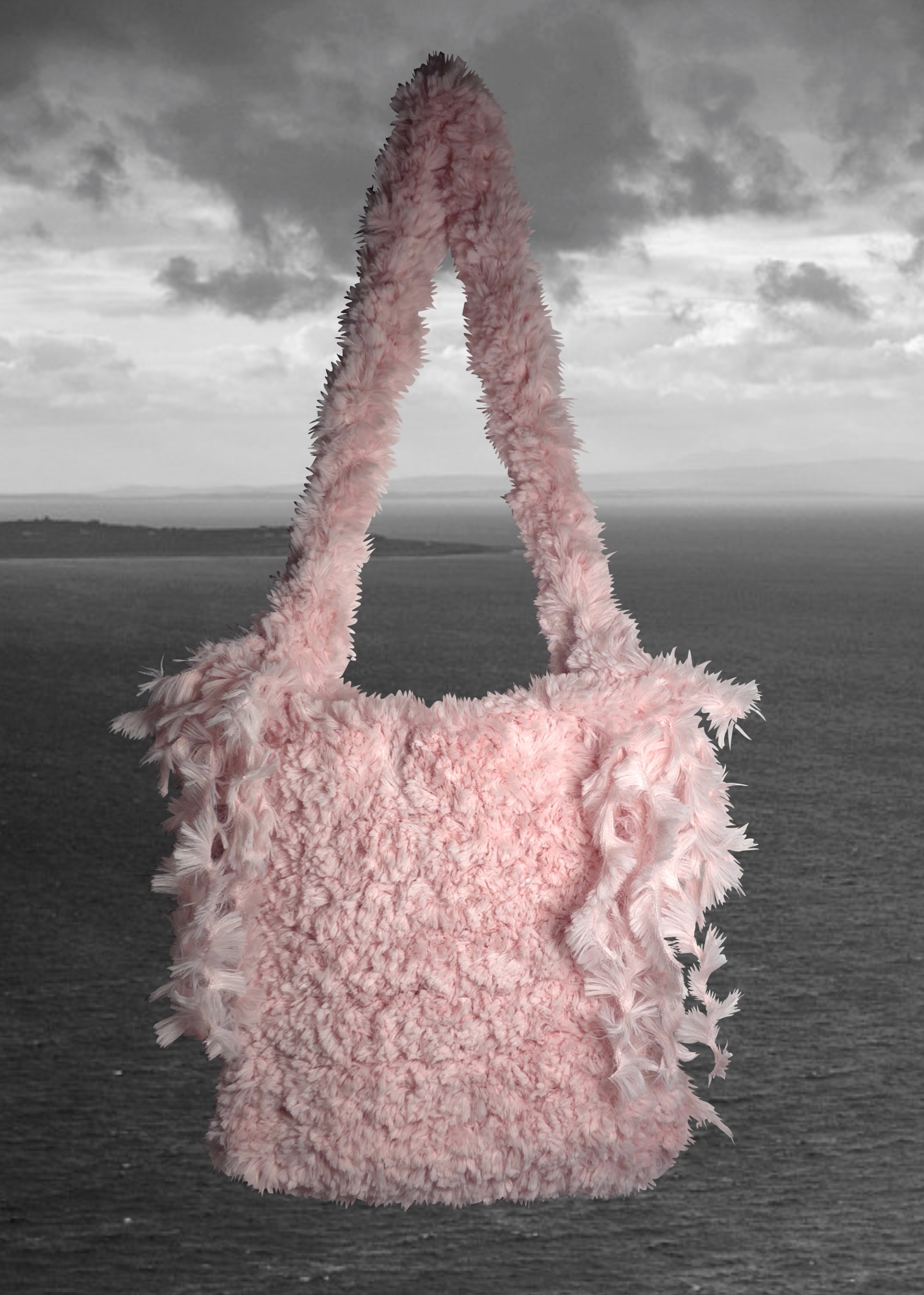 Hand crocheted bag