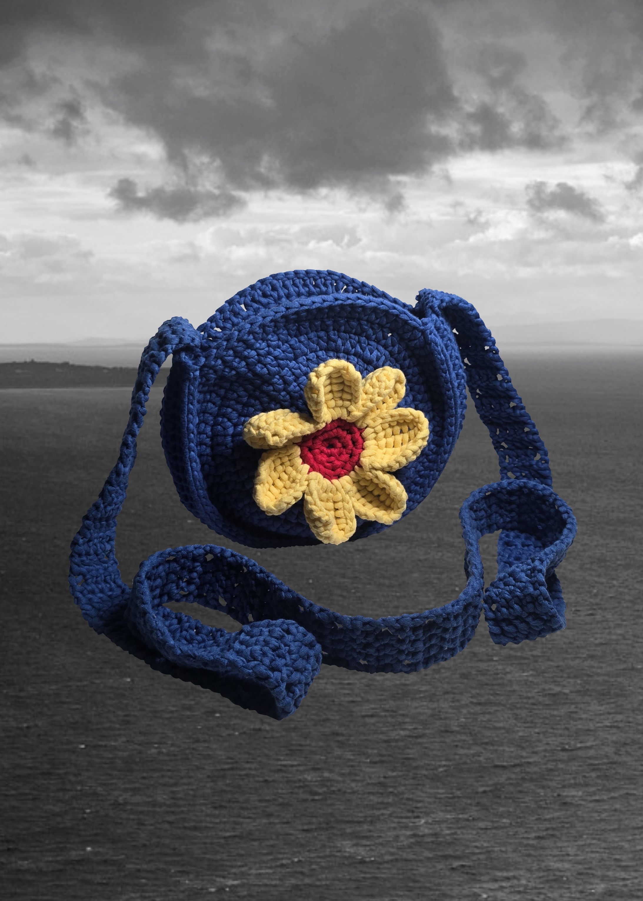 Hand crocheted bag 