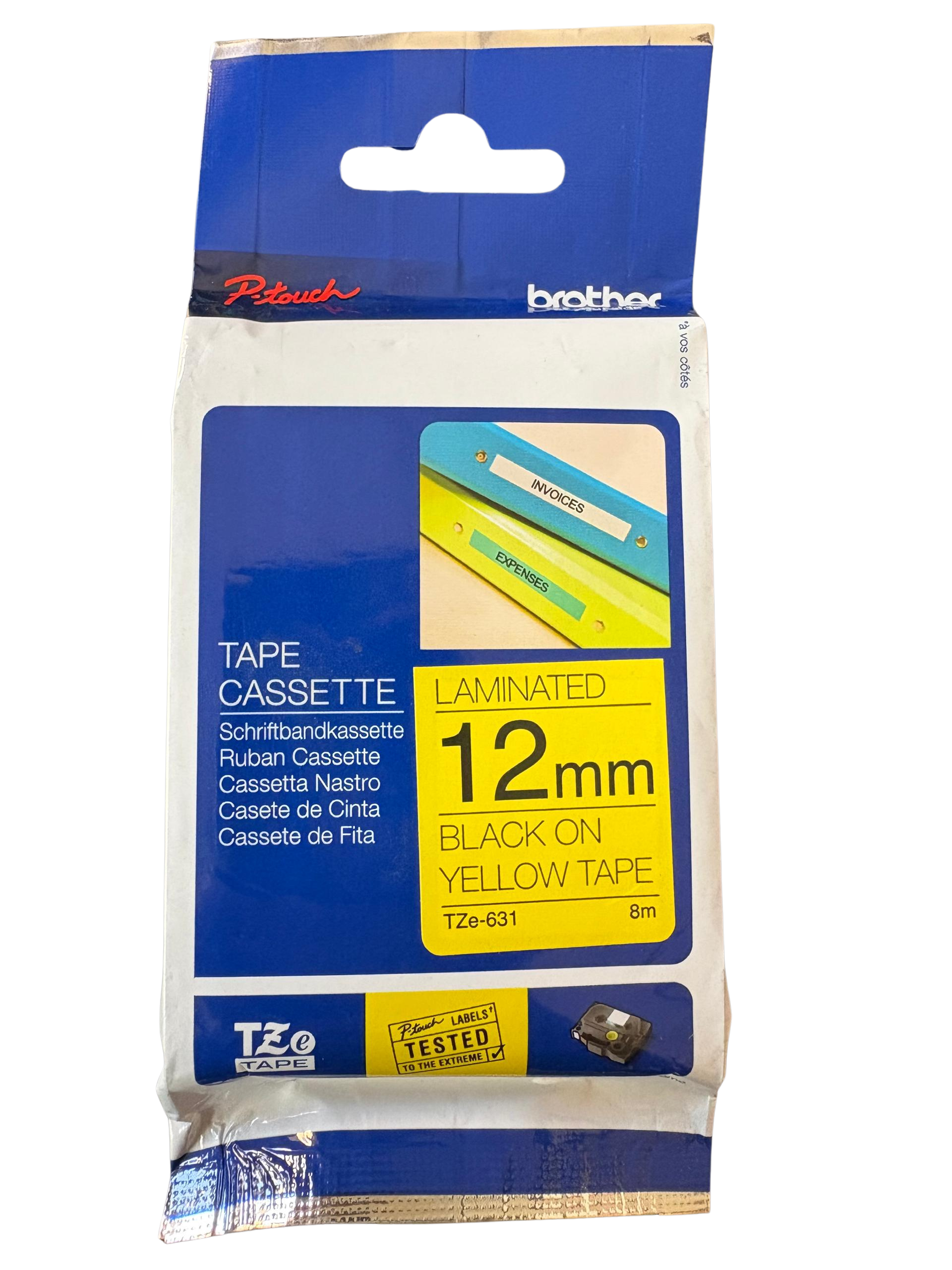 Brother TZe-631 Laminated Tape Cassette