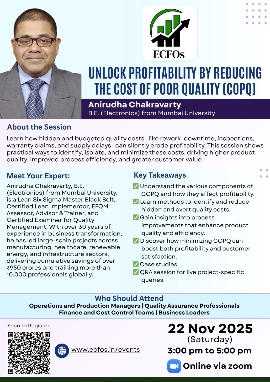 Unlock Profitability by Reducing the cost of Poor Quality ( COPQ)