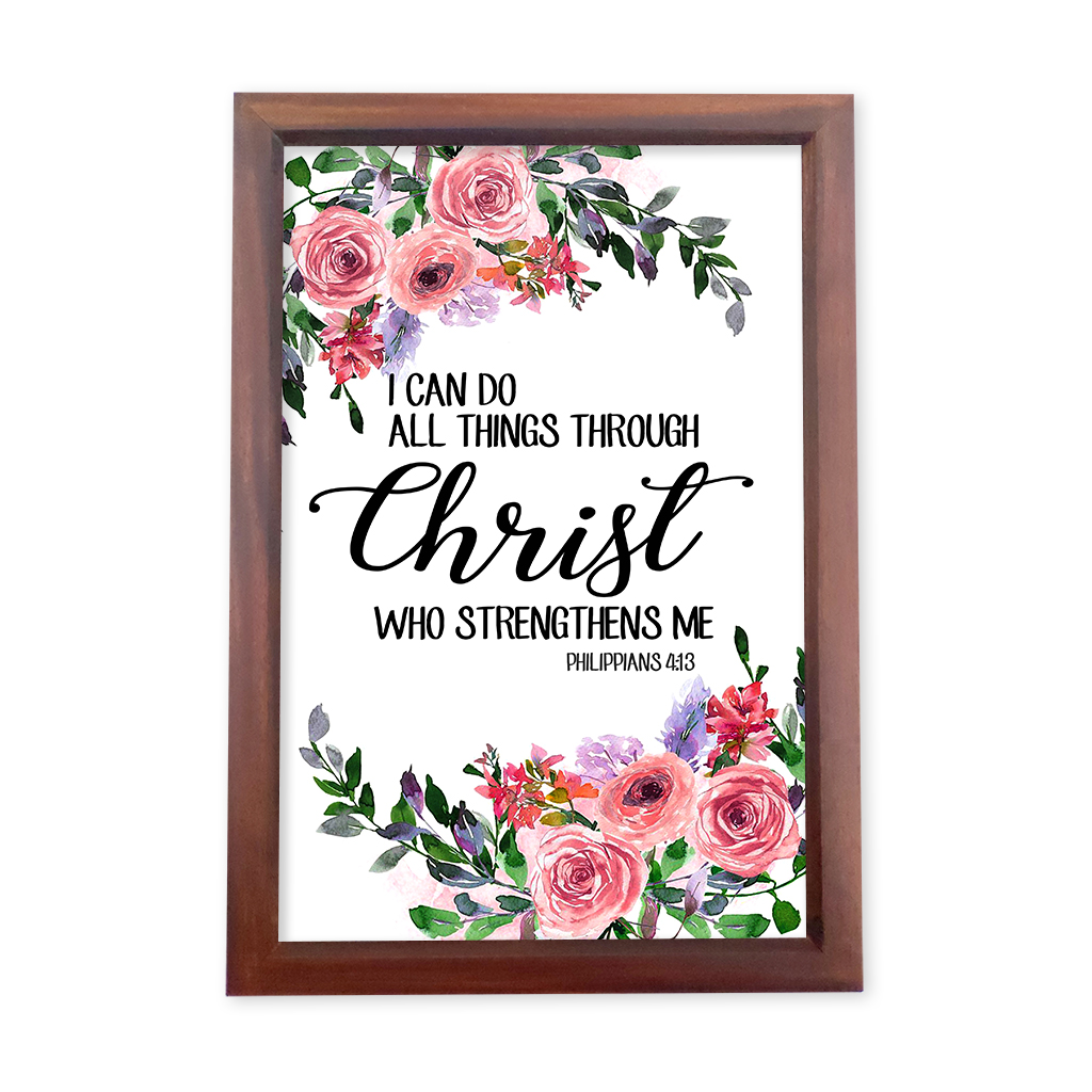 I can do all things through Christ