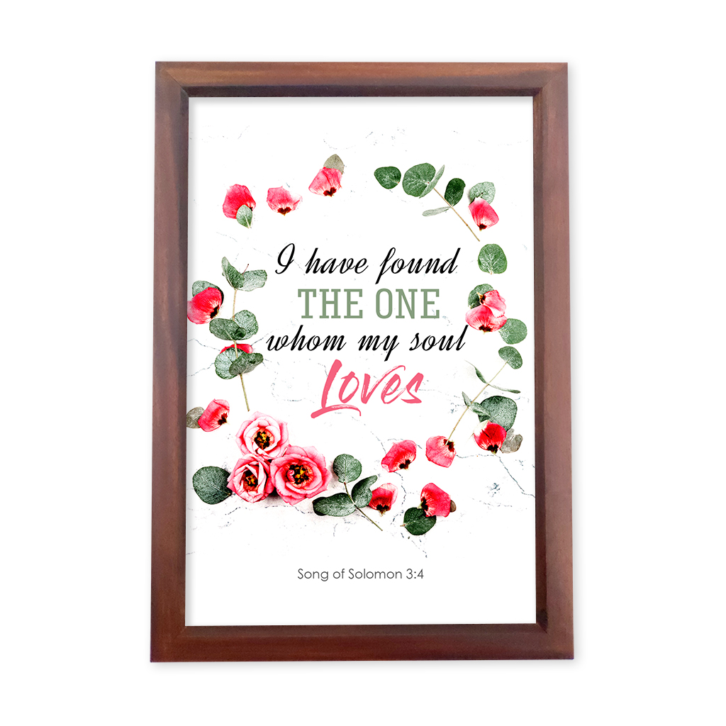 I have found the one whom my soul love