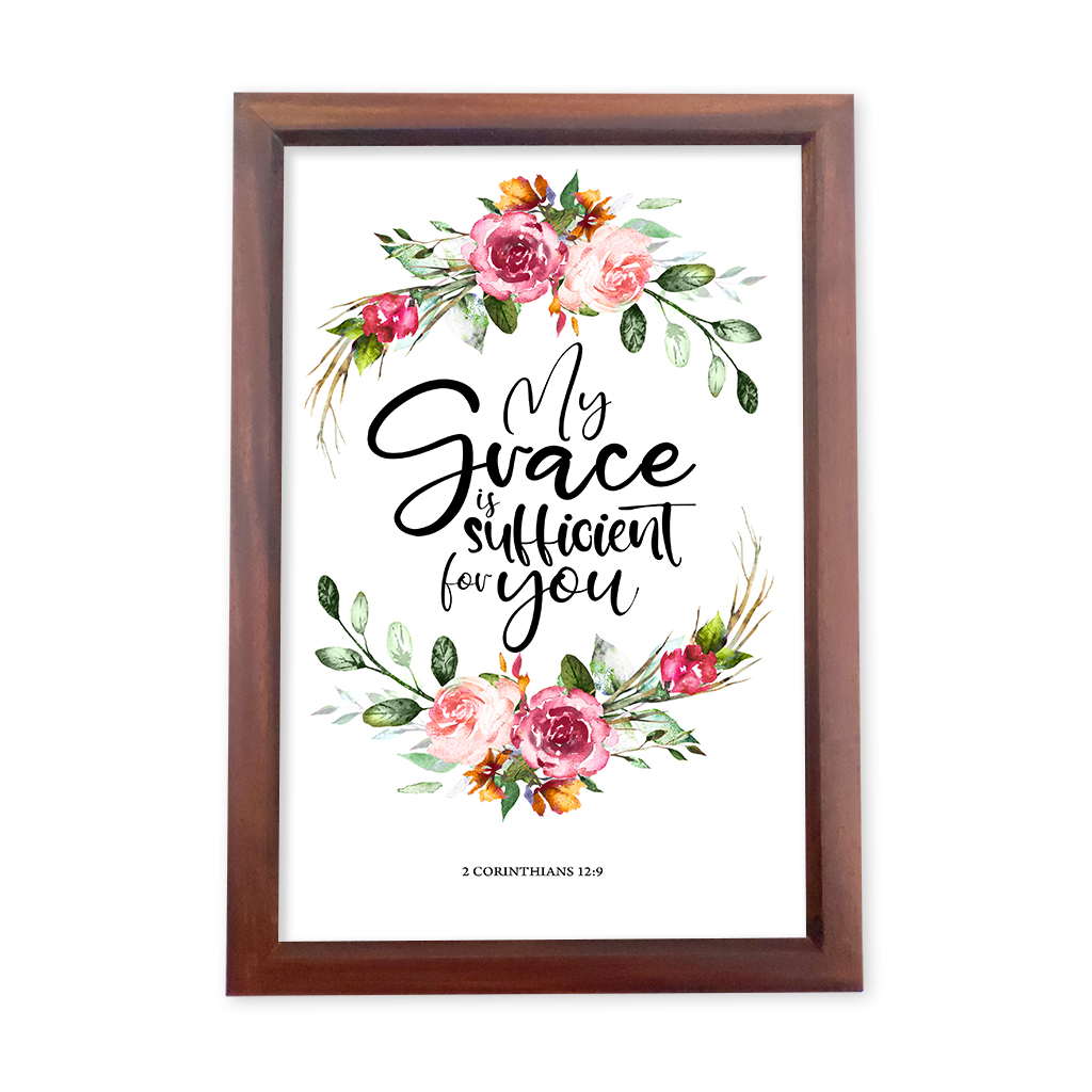 My grace is sufficient for you