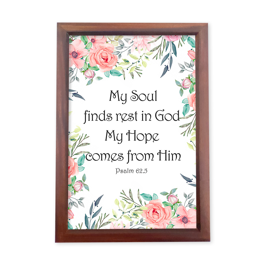 My soul finds rest in God