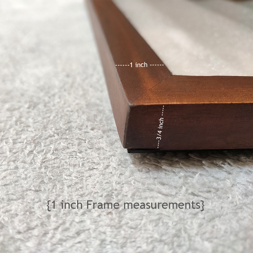 Empty Wooden Picture Frames