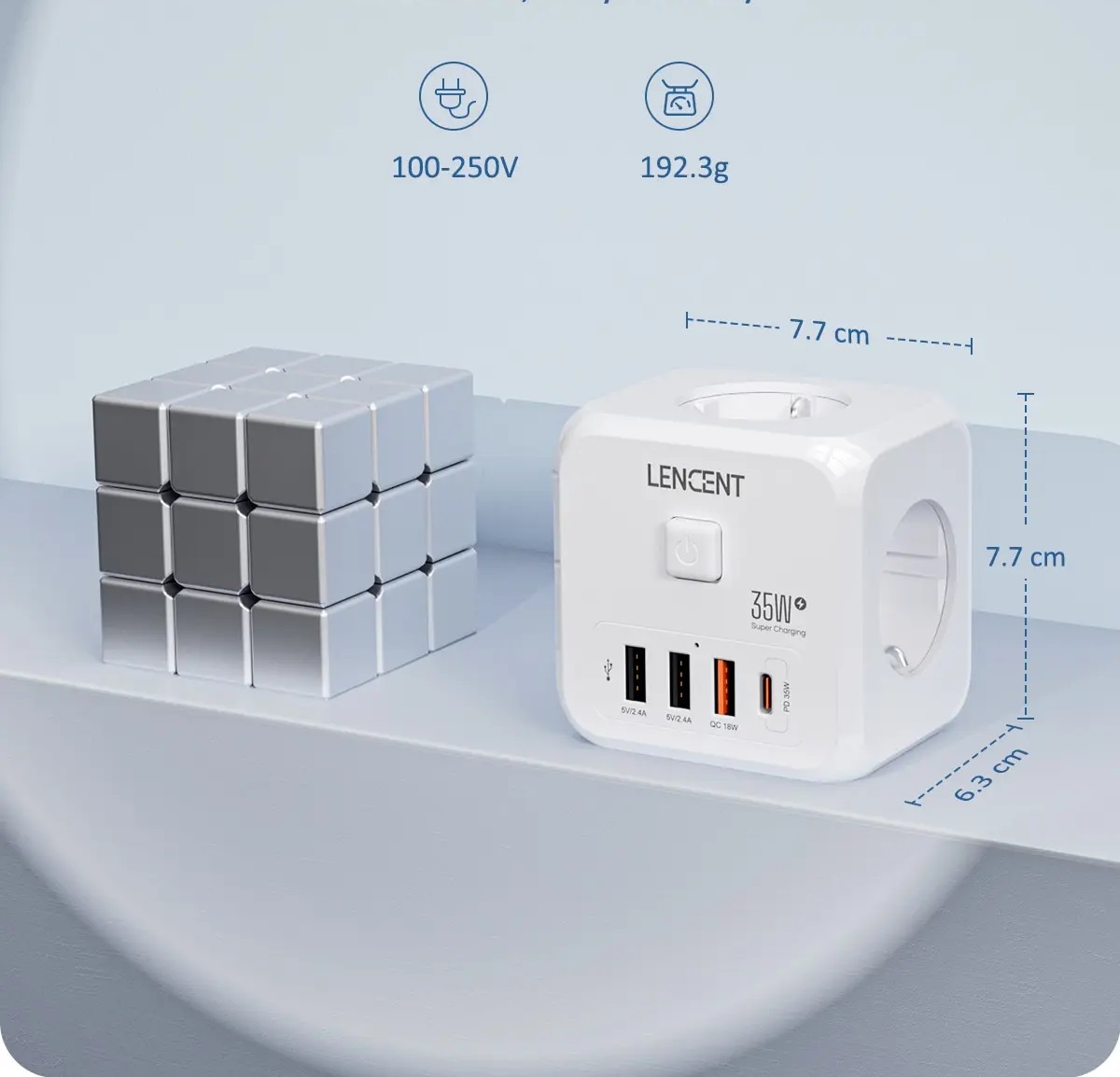 Lencent 35w Super Charging Tam Korumalı Priz