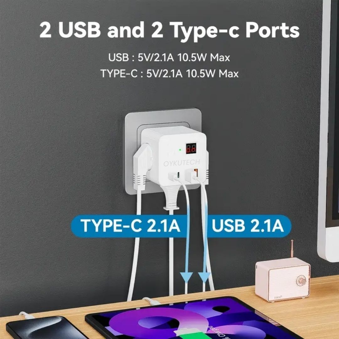 Oykutech Korumalı Priz