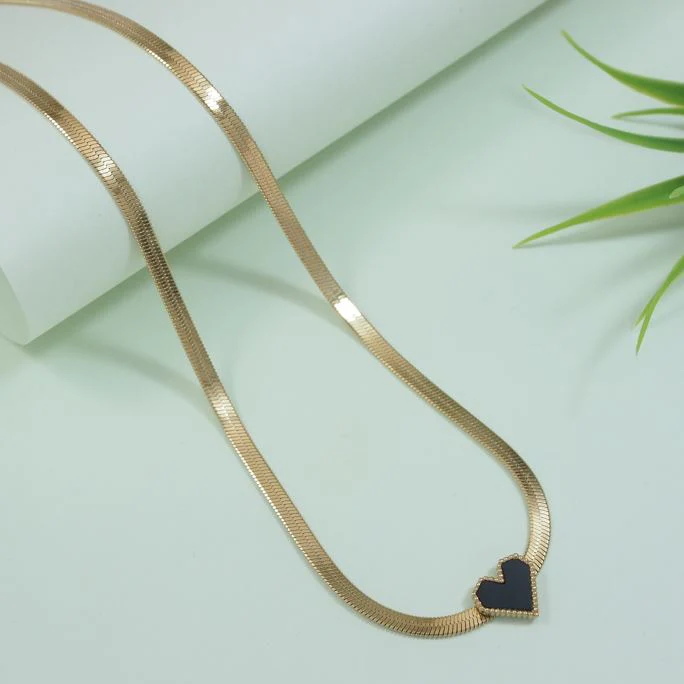  Stainless Steel Heart Pendent Necklace
