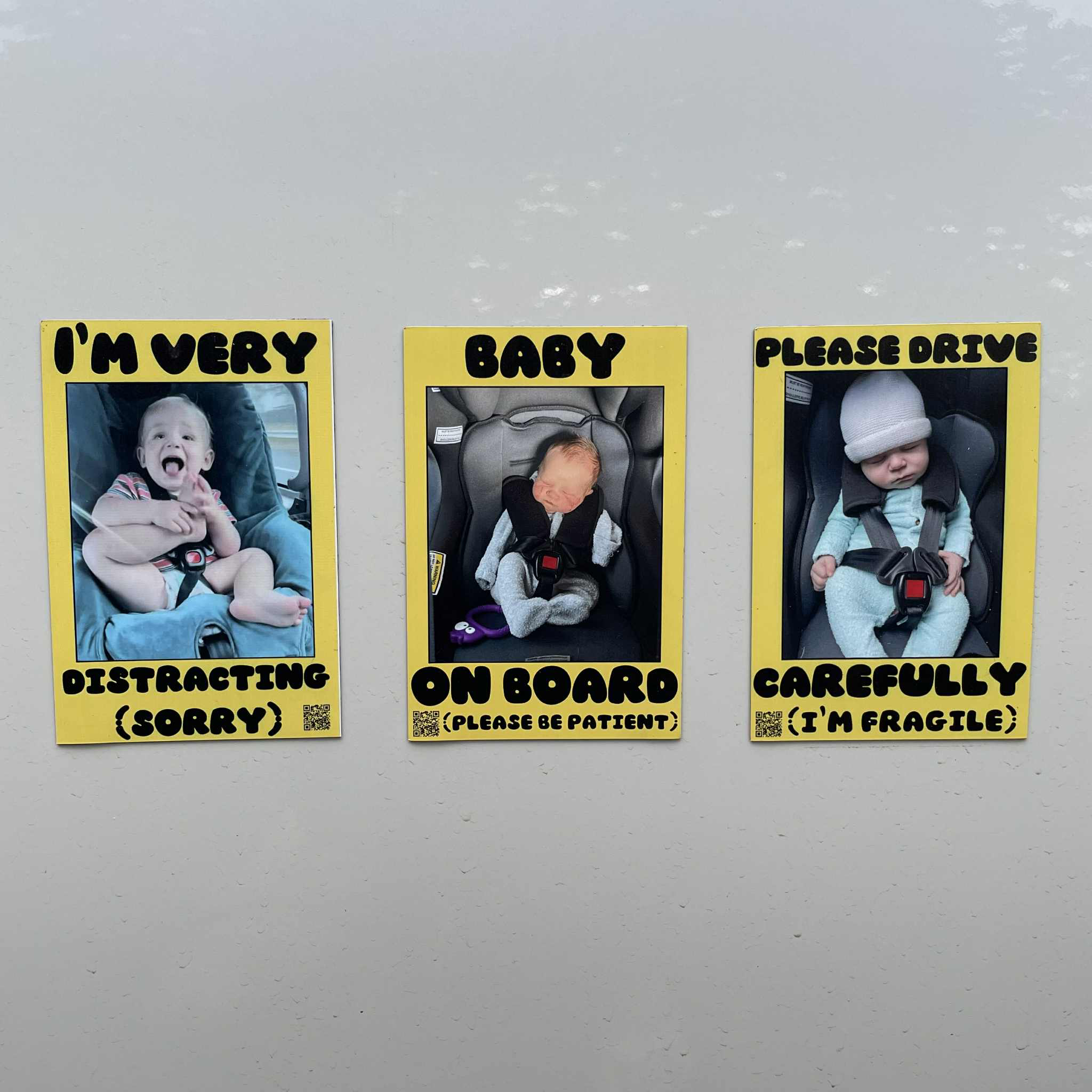 CUSTOM Baby On Board Car Magnets