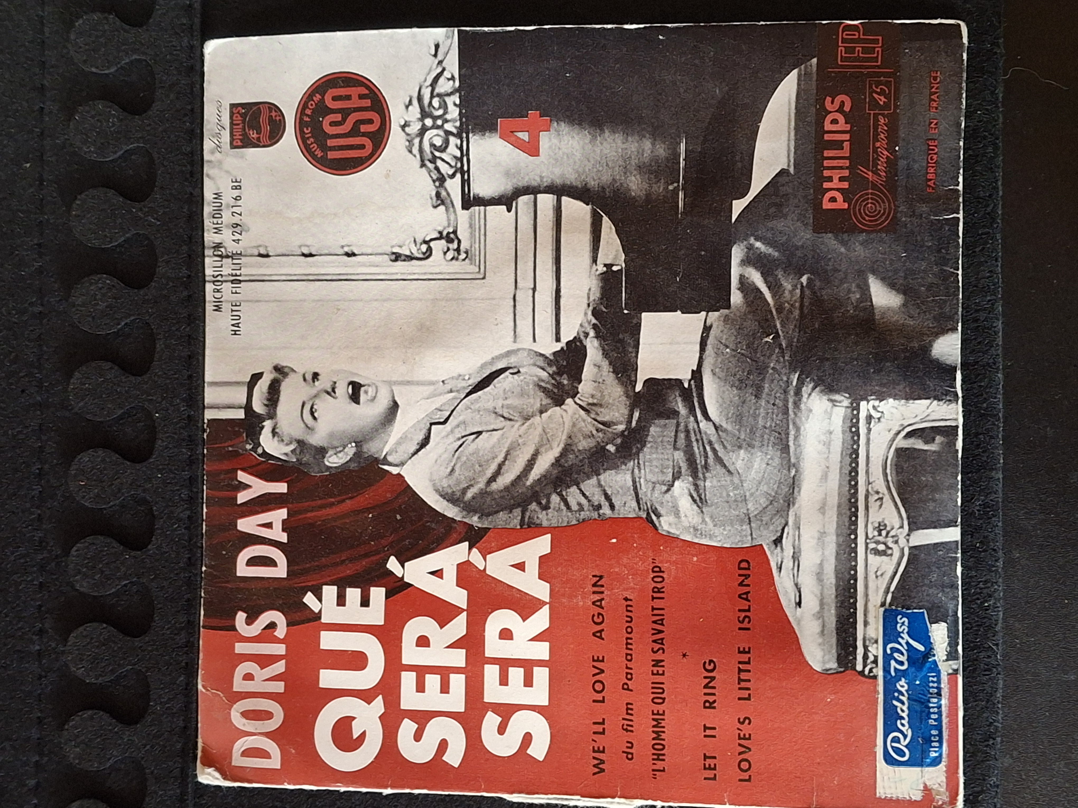 Disque vinyle 45 Tours Doris Day - Qué Será Será