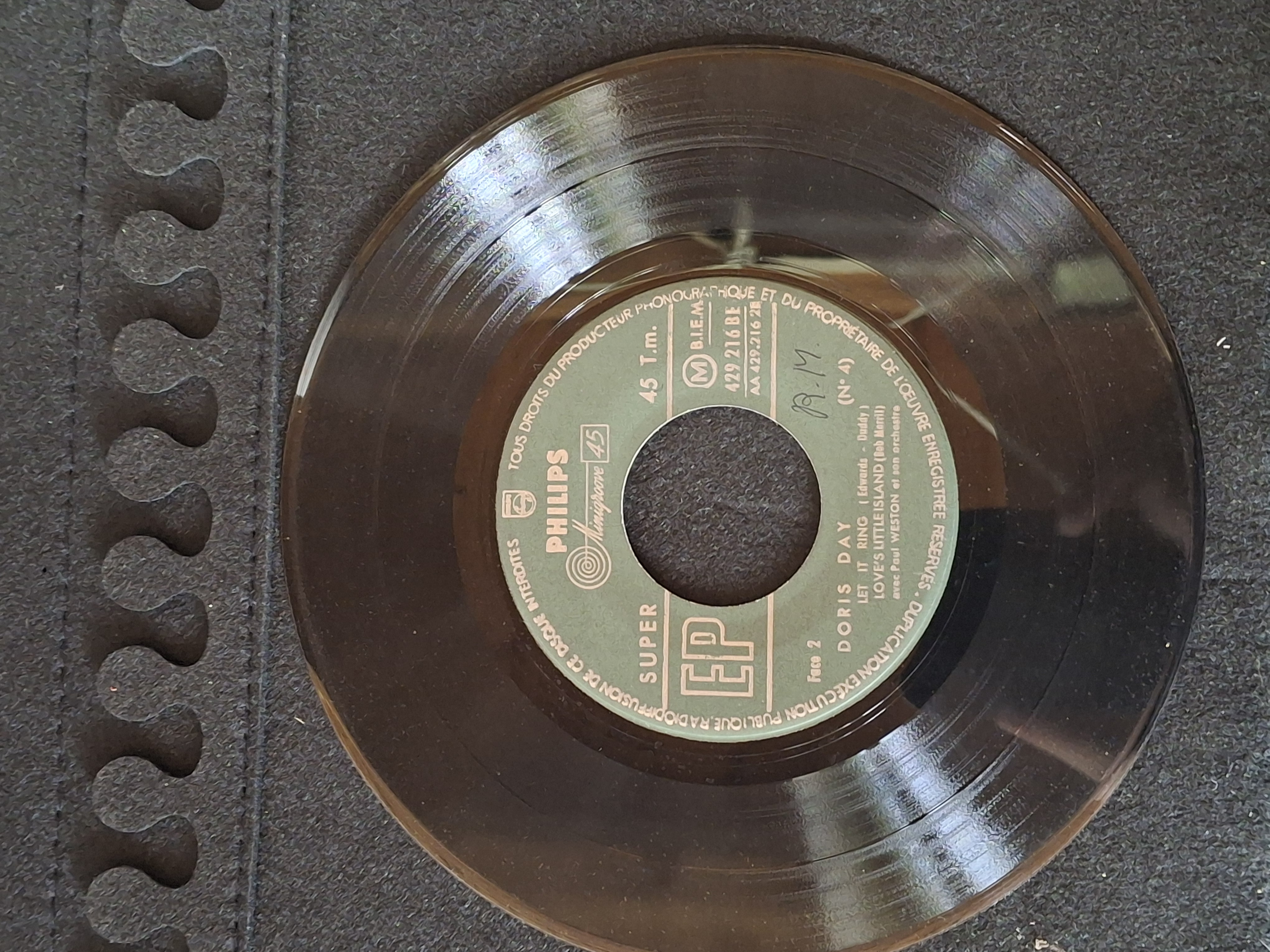 Disque vinyle 45 Tours Doris Day - Qué Será Será