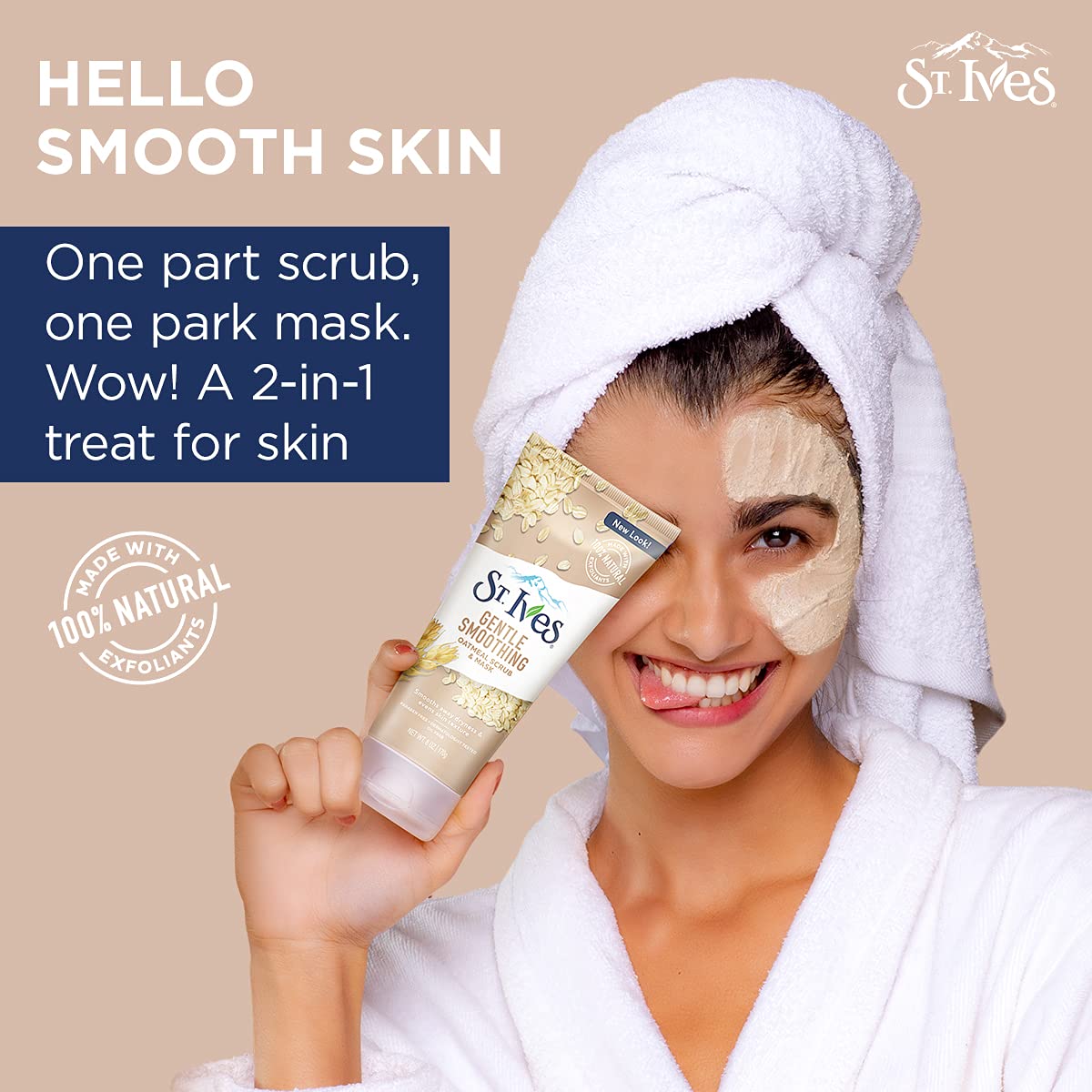 St. Ives Gentle Smoothing Oatmeal Scrub & Mask