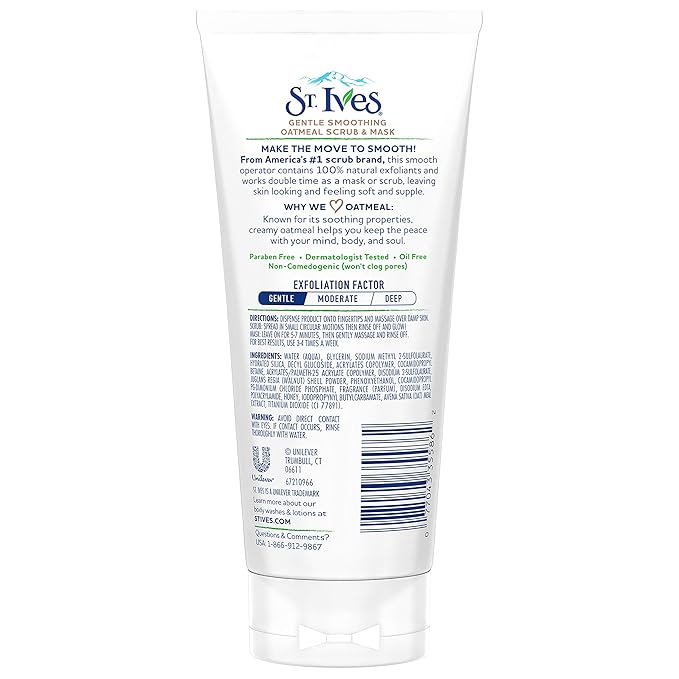 St. Ives Gentle Smoothing Oatmeal Scrub & Mask