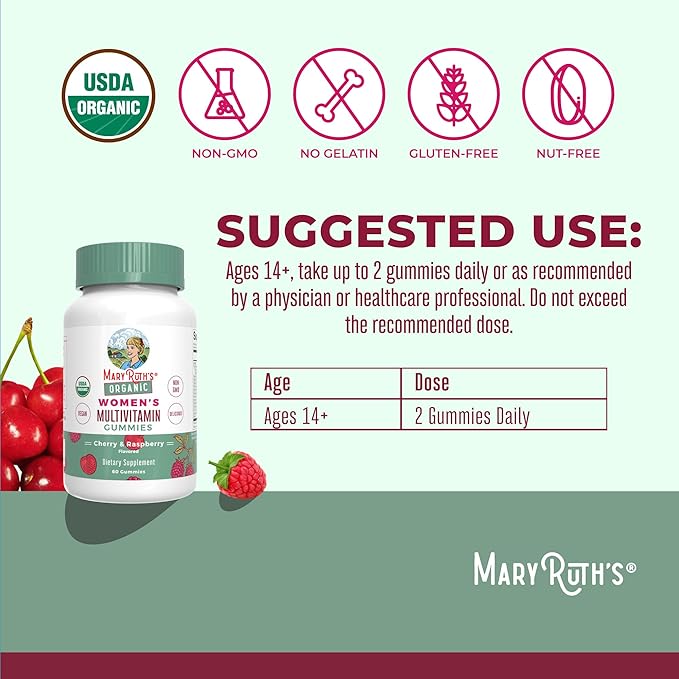 MaryRuth's Organic Women's Multivitamin Gummies