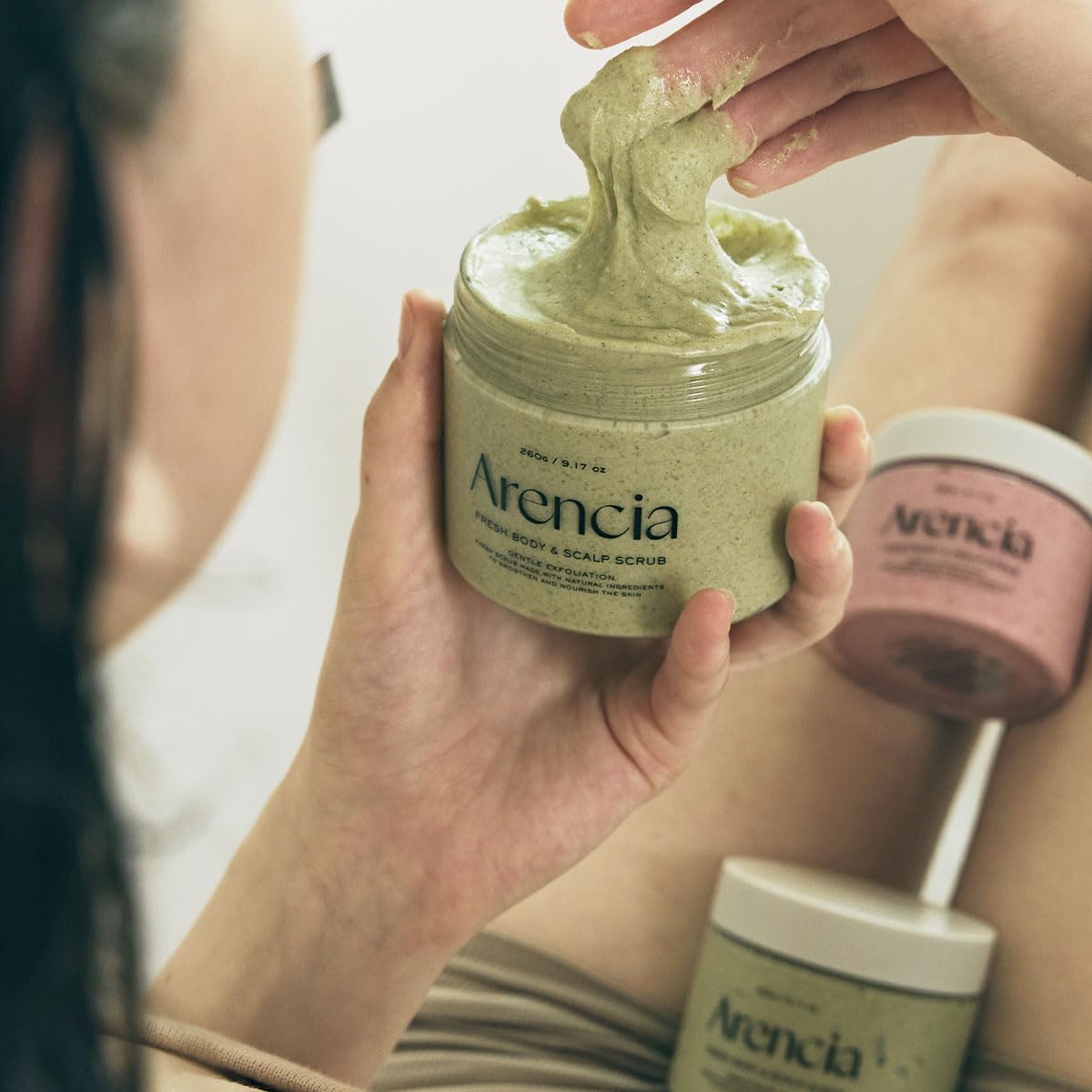 Arencia Cloud Body & Scalp Scrub(Green)