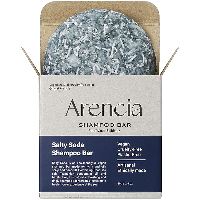 Arencia Salty Soda Shampoo Bar