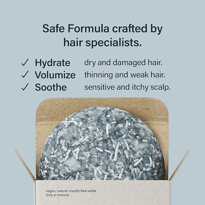 Arencia Salty Soda Shampoo Bar