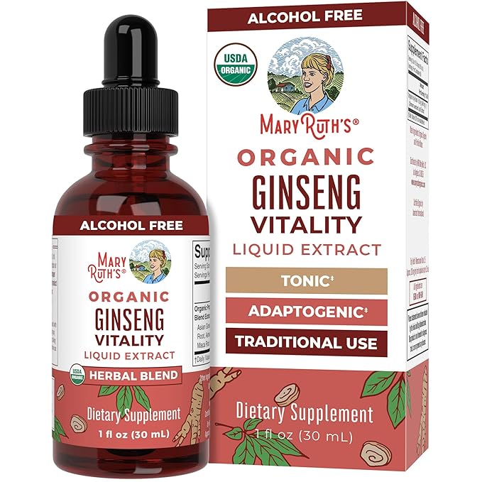 Organic Ginseng Vitality Liquid extract