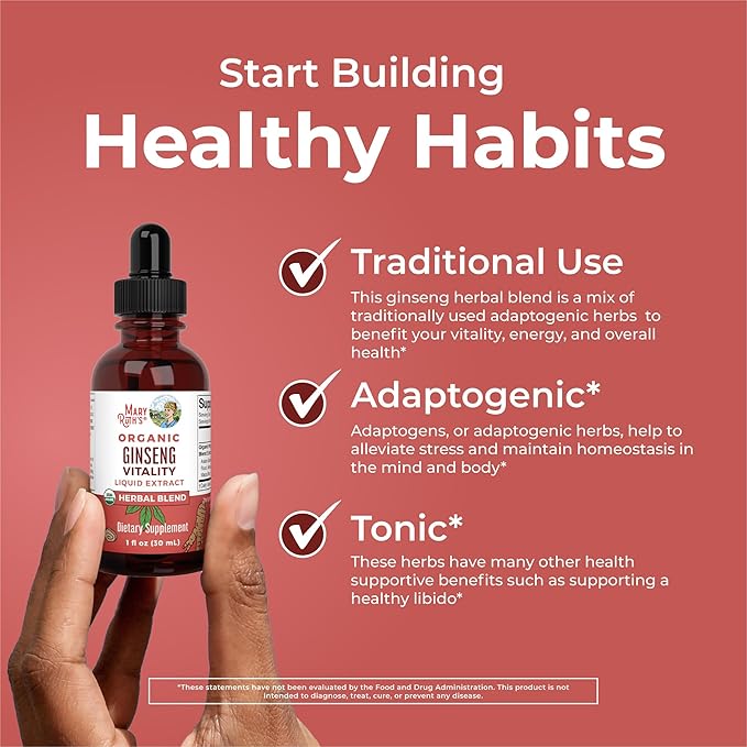 Organic Ginseng Vitality Liquid extract