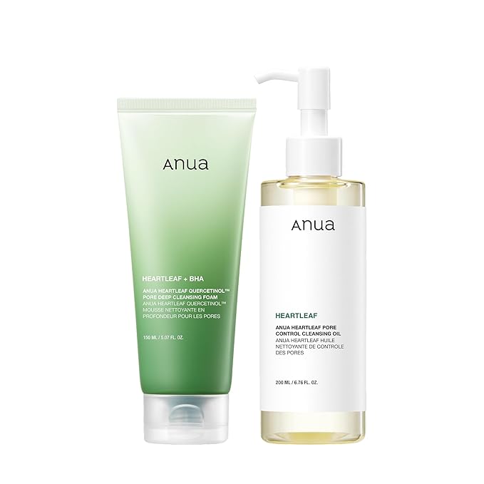 Anua Double Cleanser Duo for Facial Cleansing 