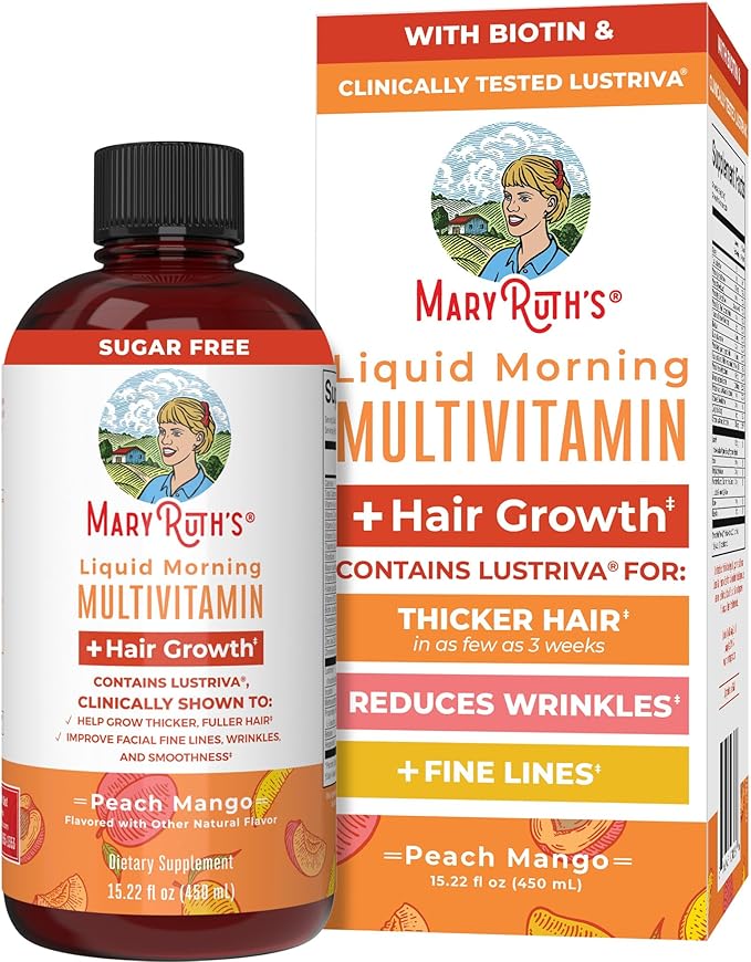 MaryRuth Organics Liquid Multivitamin + Hair Growth