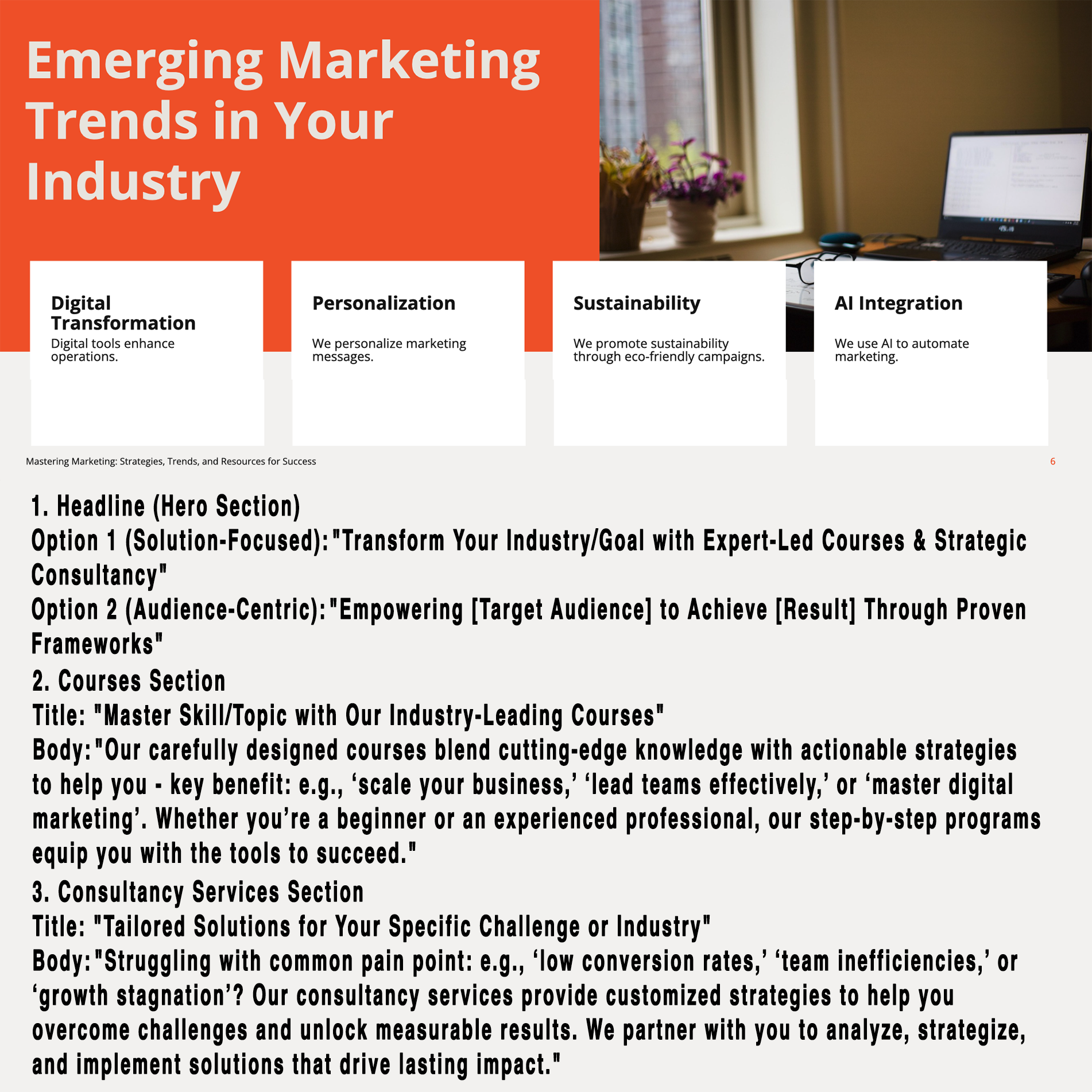 Actionable Marketing Strategies Guide (per hour)