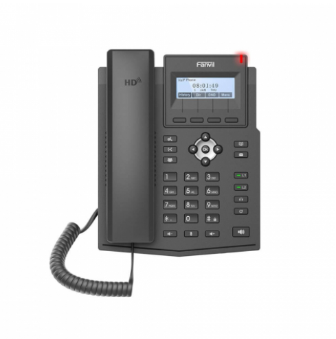 TELEFONE IP FANVIL X1SG GIGABIT COM POE E COM FONTE 2 LINHAS SIP