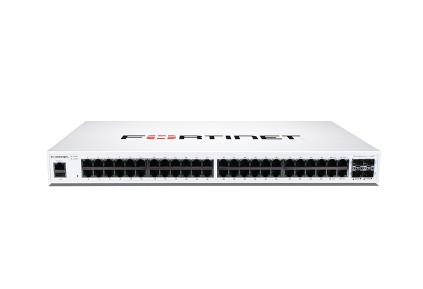 SWITCH FORTISWITCH FORTNET 148F - 1RU - WIRED - 10GBPS - NETWORKING / PORTS QTY: 54 - GIGABIT ETHERNET - NONE PROCESSOR - 512MB RAM - 64MB FLASH MEMORY - 100-240V AC - OSPFV2, RIPV2, VRRP, BGP, ISIS - RJ45;10GE SFP+;RJ-45 SERIAL CONSOLE