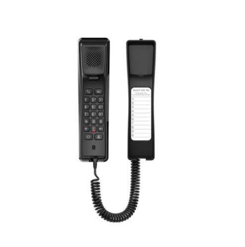 TELEFONE IP FANVIL COMPACTO H2U POE FAST ETHERNET SEM FONTE PRETO - GONDOLA