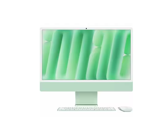 IMAC APPLE TELA RETINA 24" 4.5K, CHIP M4, CPU 8 NÚCLEOS, GPU 8 NÚCLEOS, NEURAL ENGINE DE 16 NÚCLEOS, 16GB RAM, SSD 1TB, VERDE