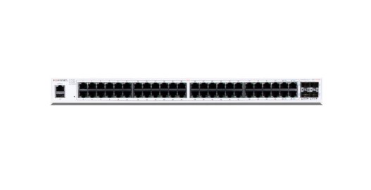 SWITCH FORTISWITCH FORTNET -148F-POE L2+ MANAGEMENT SWITCH WITH 48X GE PORT + 4X SFP+ PORT + 1X RJ45 CONSOLE. PORT 1- 24 ARE POE PORTS WITH AUTOMATIC MAX 370W POE OUTPUT LIMIT (24 PORT 802.3AF OR 12 PORT 802.3AT)