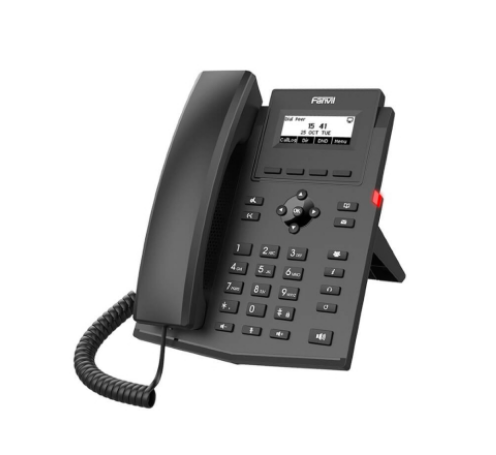 TELEFONE IP FANVIL X301 2 LINHAS SIP FAST ETHERNET SEM POE E COM FONTE