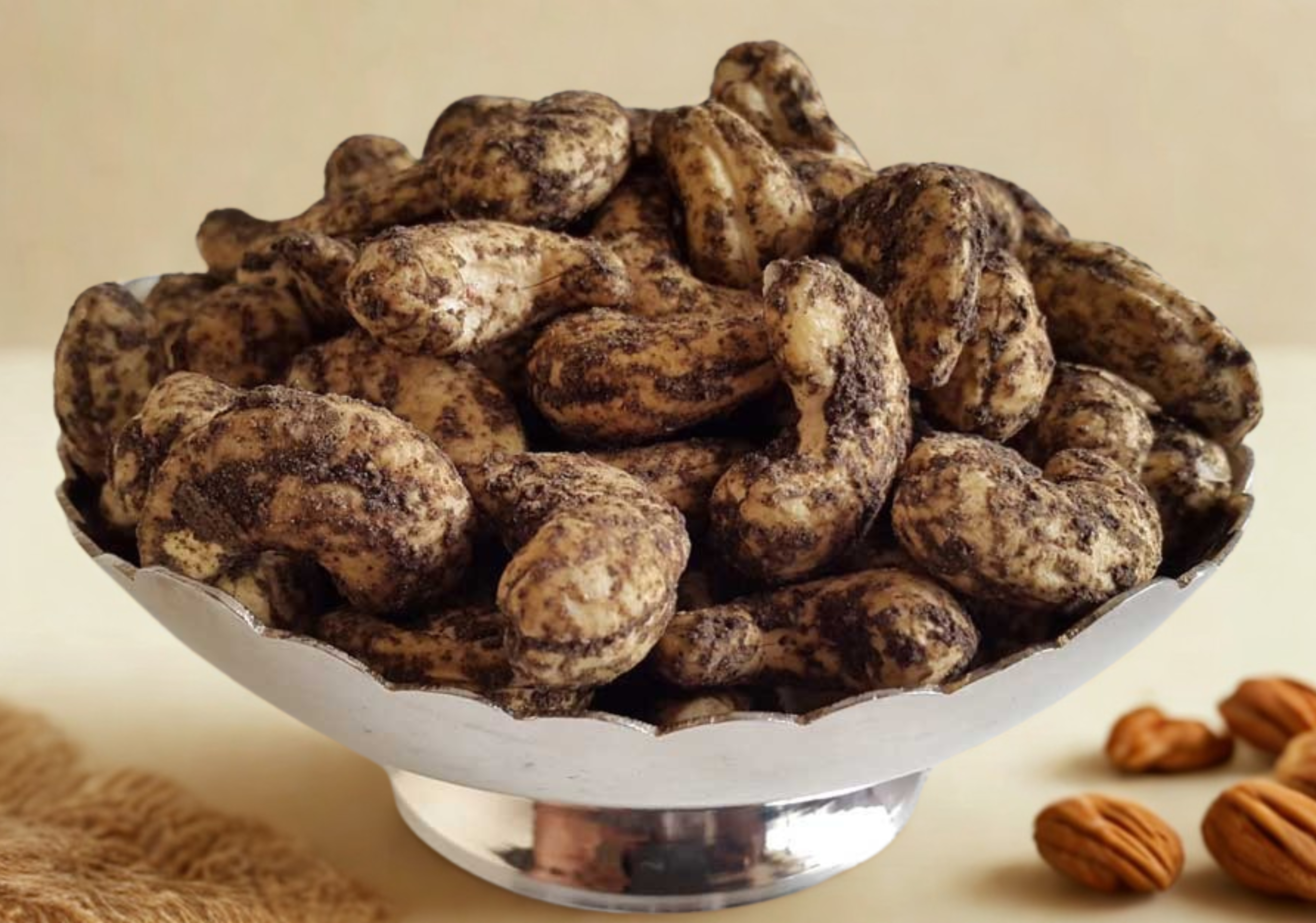 Roasted Cashew Nuts with Black Pepper