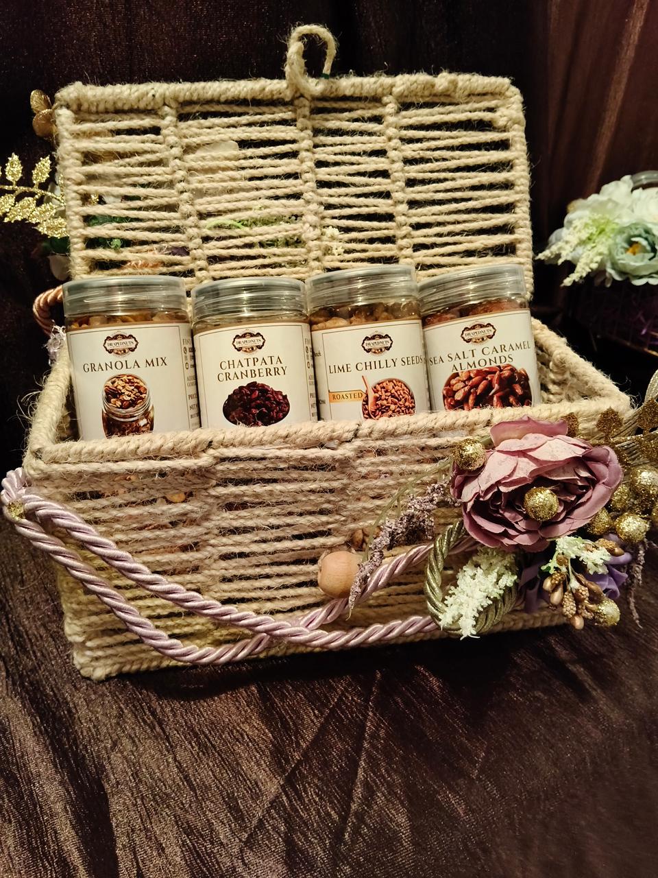 Rustic Luxe Nut Basket – The Perfect Blend of Health and Elegance