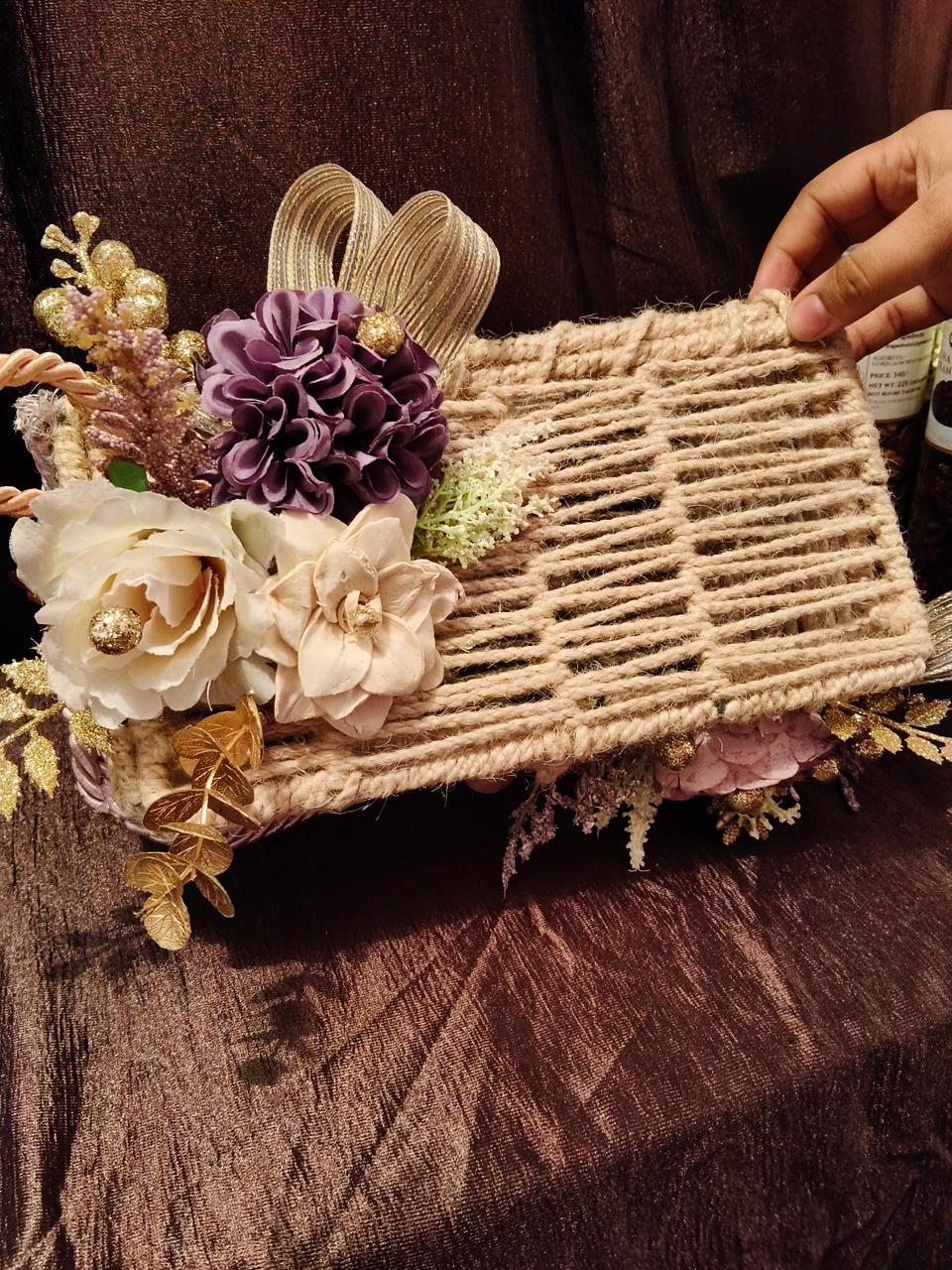 Rustic Luxe Nut Basket – The Perfect Blend of Health and Elegance