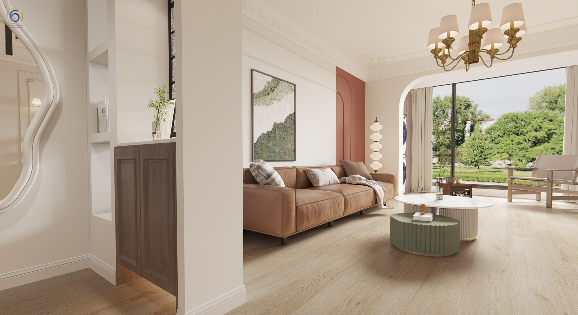 Bordeaux Oak Gold S390