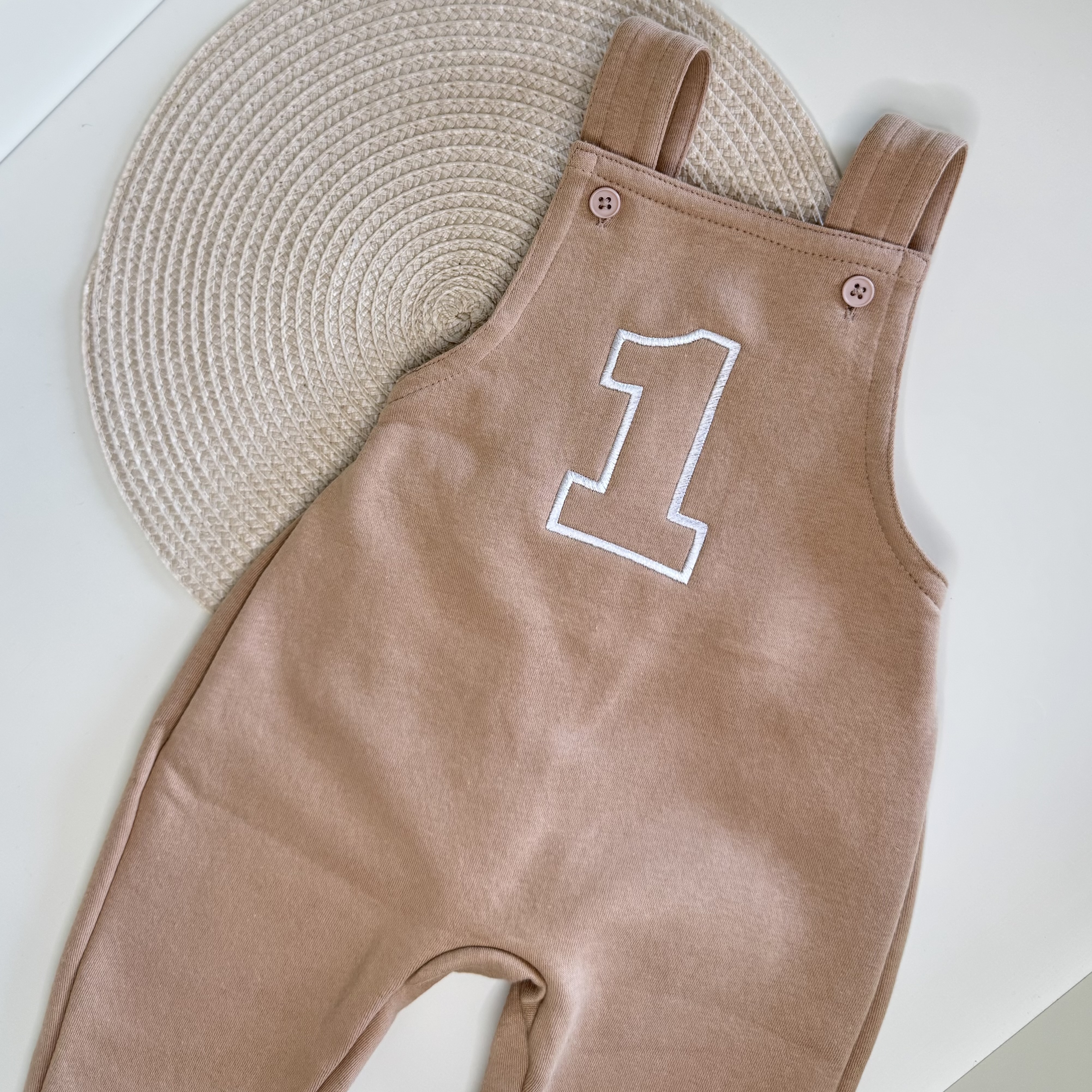 Personalised 1 Birthday Dungarees