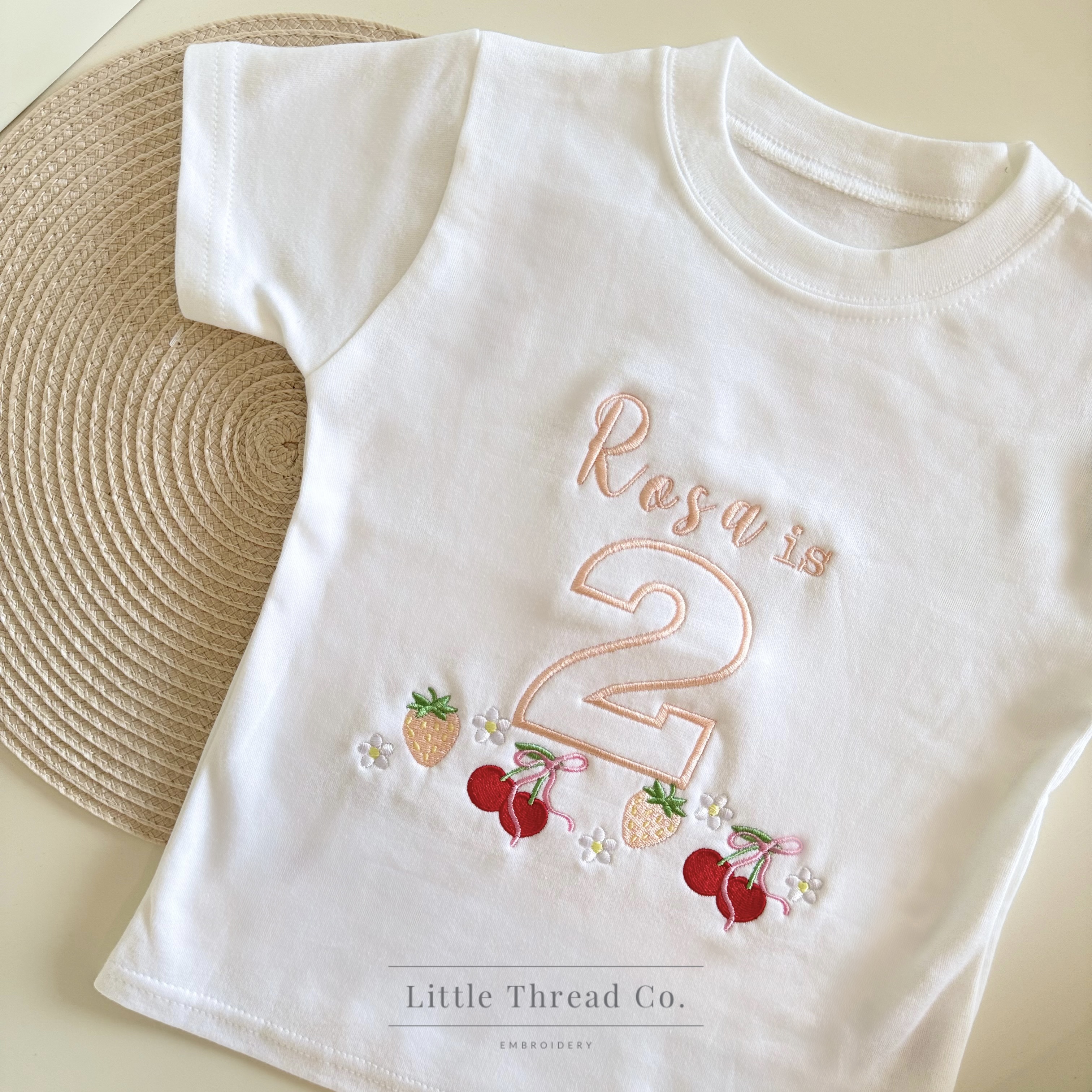 Personalised Fruit Birthday T-shirt