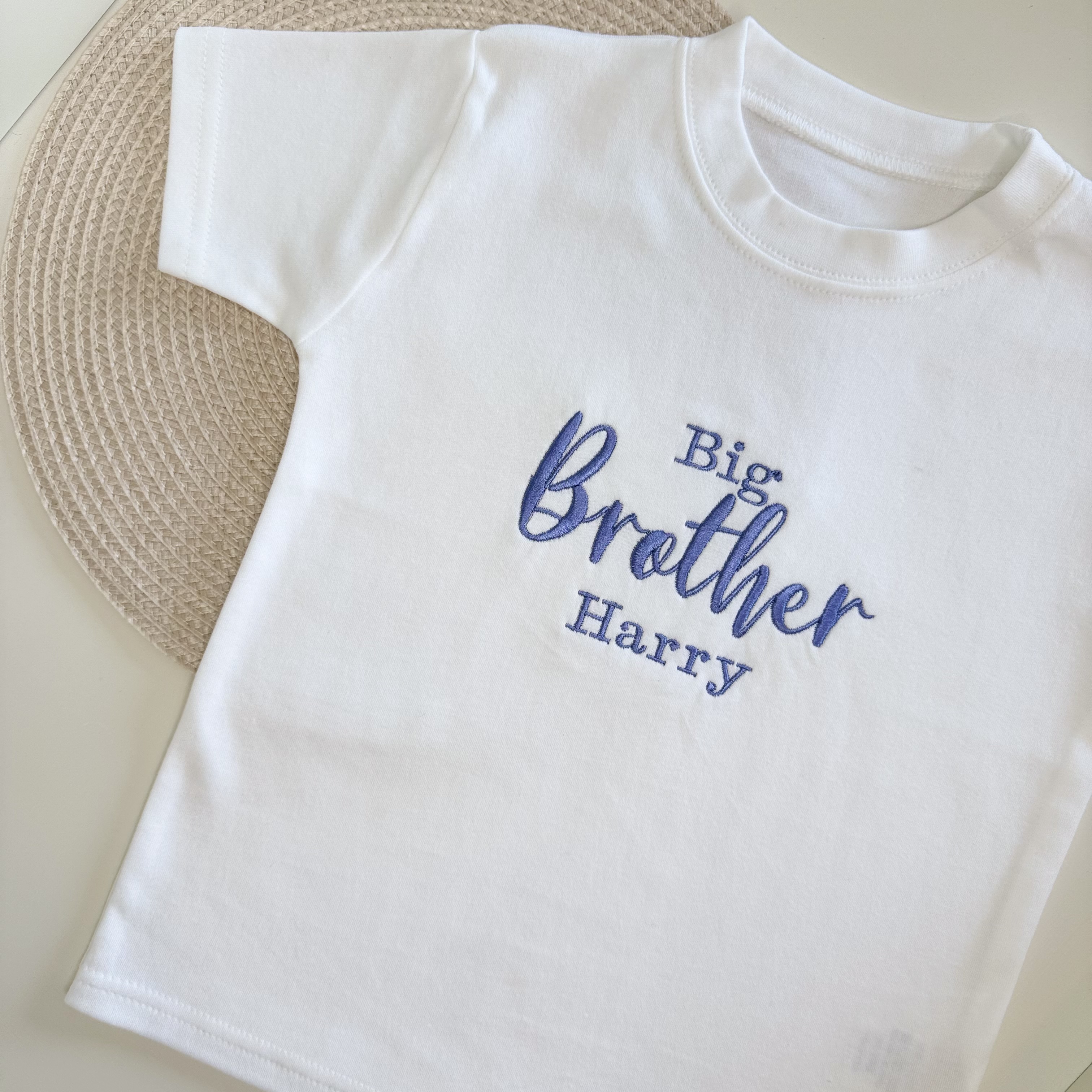 Personalised Big Brother White T-shirt