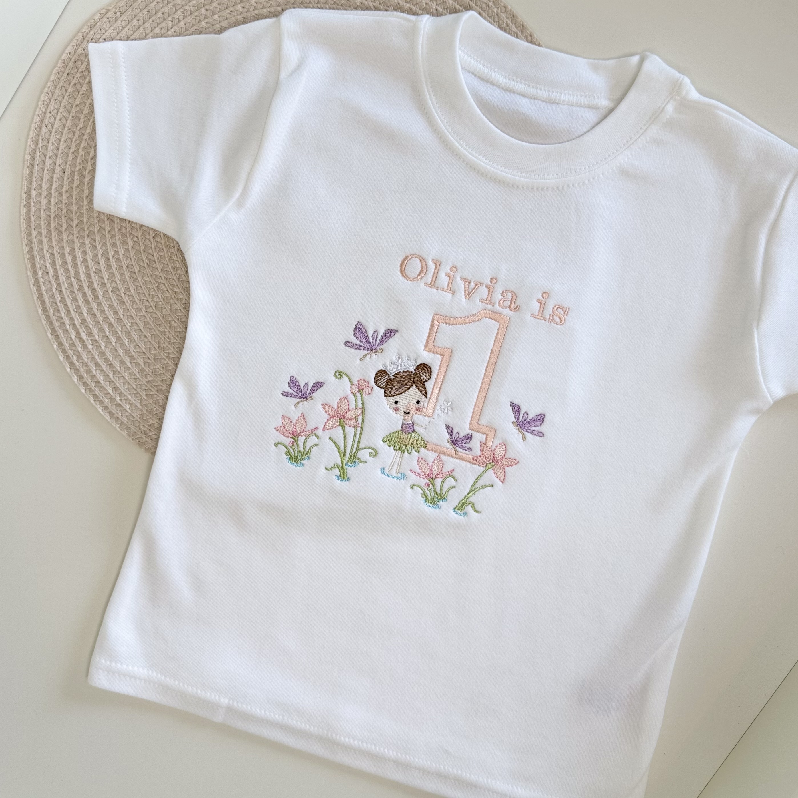 Personalised Fairy Birthday T-shirt